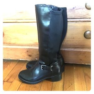 Tall  Black Franco Sarto Boots